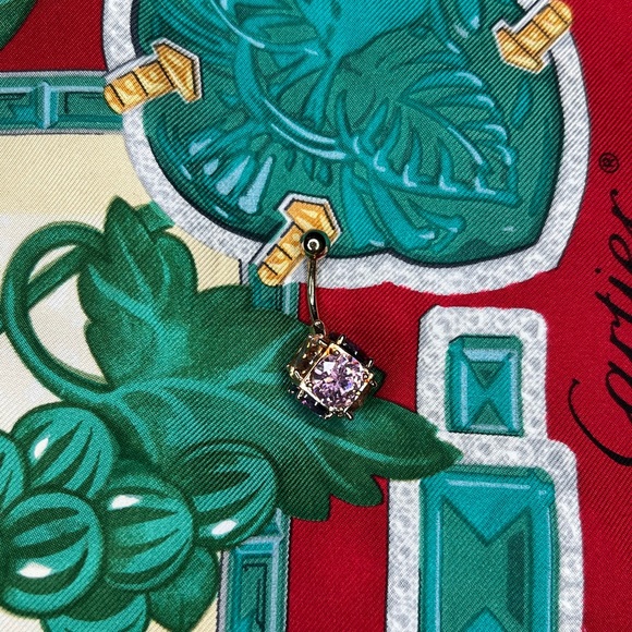 Jewelry - New Sterling Silver Jeweled Belly Ring